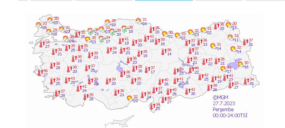Hava sıcaklıkları yarından itibaren 10 derece daha artacak... Çarşamba kâbusu... 3